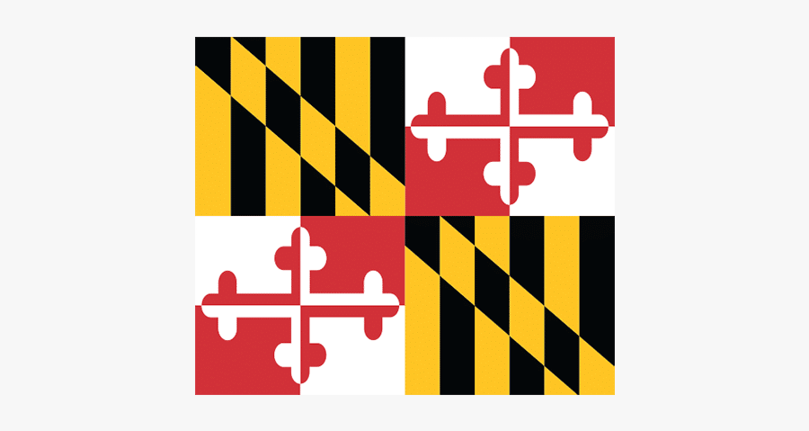 Maryland State Flag, Transparent Clipart