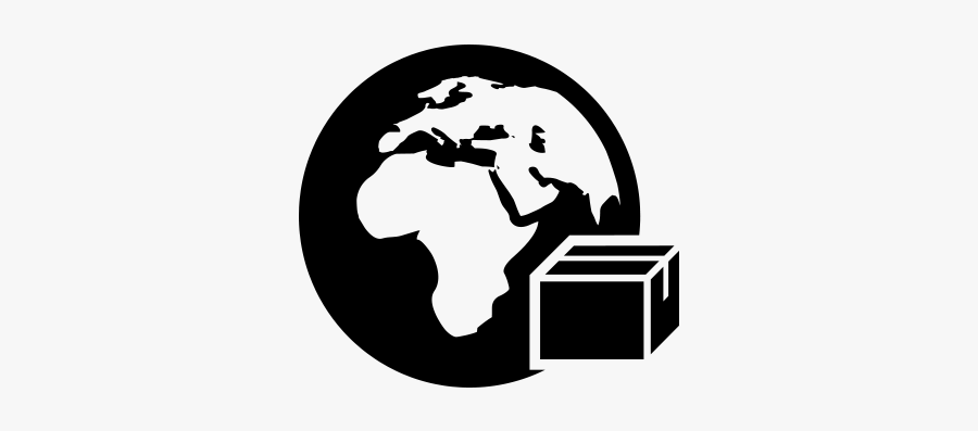 International Terrestrial Globe - Letter Sent International Icon, Transparent Clipart