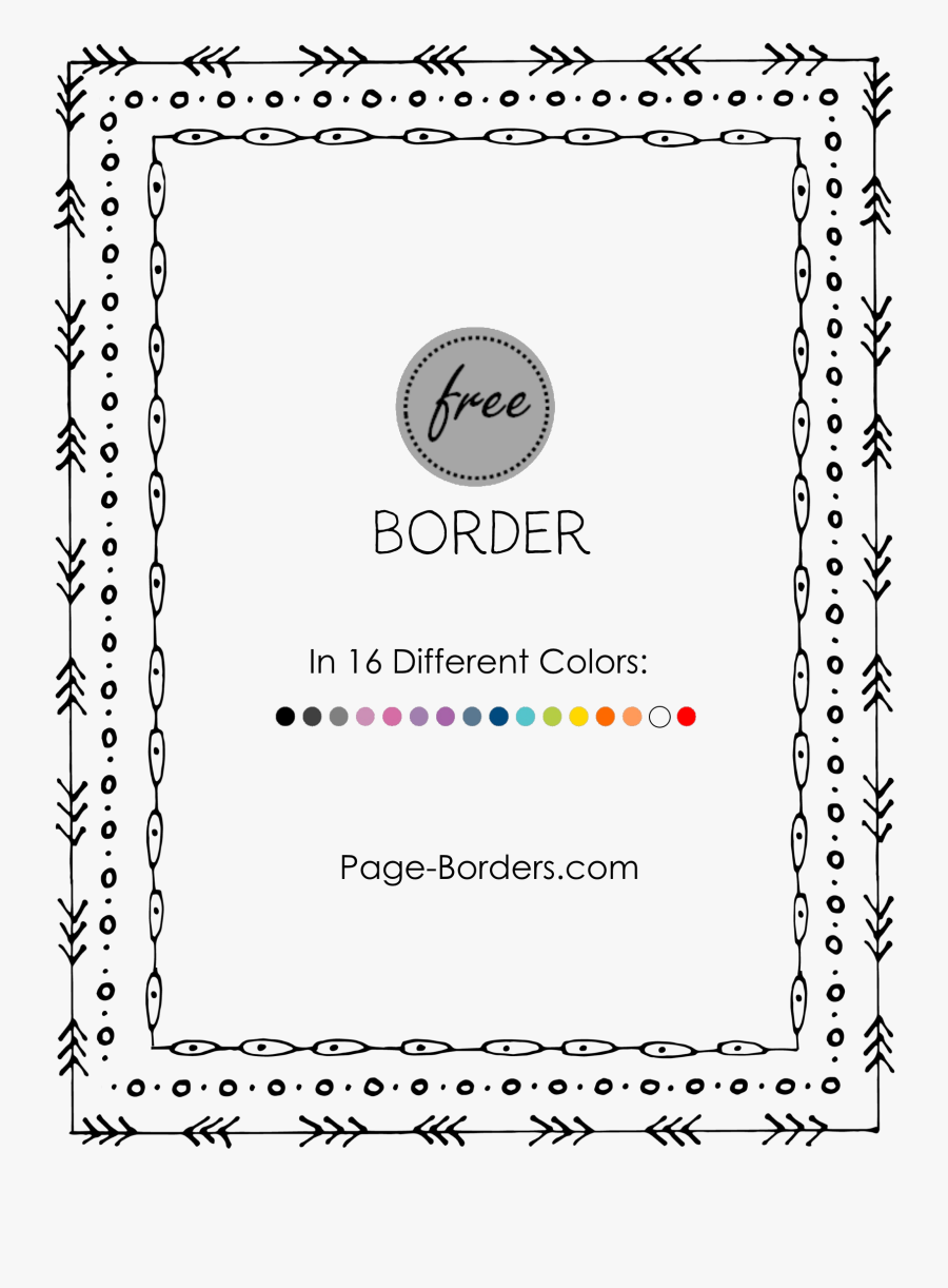 Doodle Border Png Free, Transparent Clipart