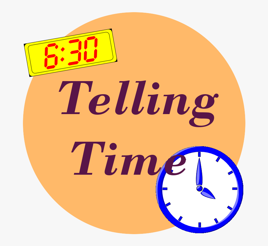 Telling Time Resources Teaching Time - Circle, Transparent Clipart