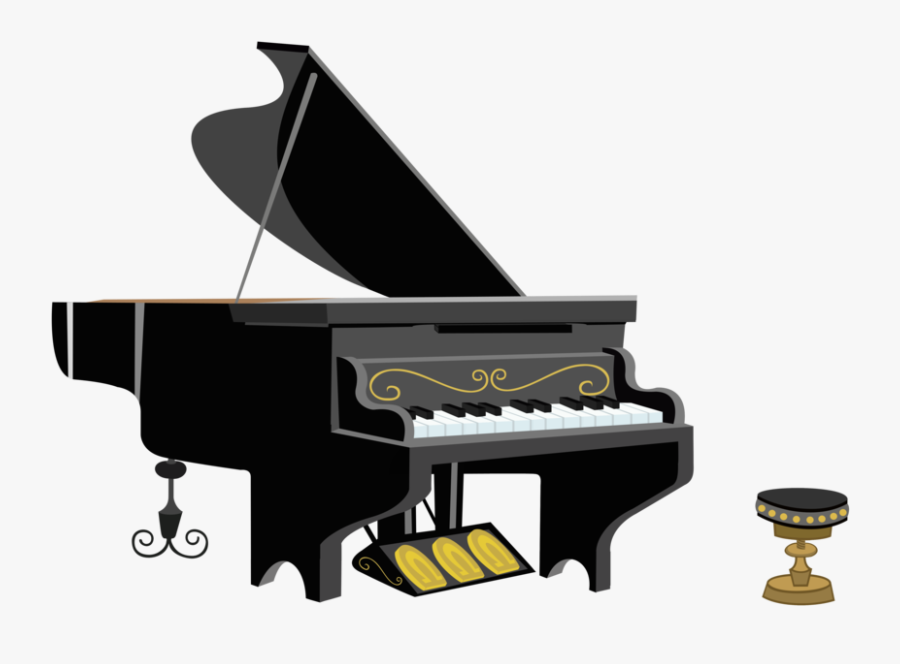 Grand Piano Musical Instruments Musical Keyboard - Piano Vector Png, Transparent Clipart