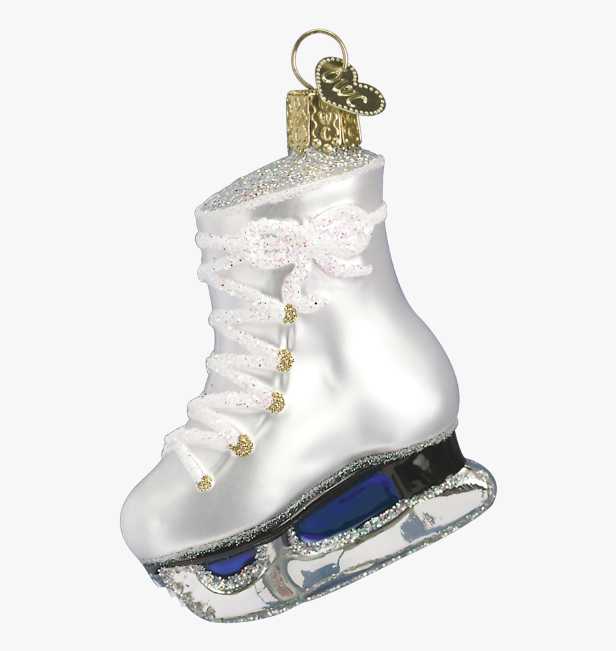 Glass Ice Skate Ornament, Transparent Clipart