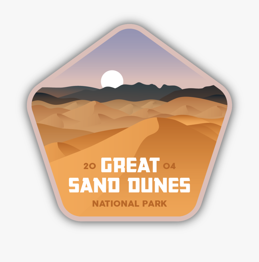 Great Sand Dunes National Park Sticker - Great Sand Dunes National Park Icon, Transparent Clipart