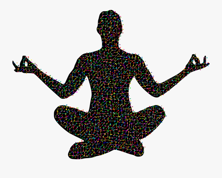 Silhouette,yoga,asana - Yoga Silhouette Transparent Background, Transparent Clipart