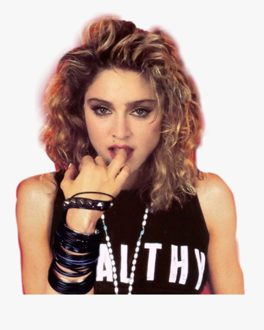 #madonna #80s #hair #beauty #80sicon #popicon #madonnafan - Madonna 80s Hair, Transparent Clipart