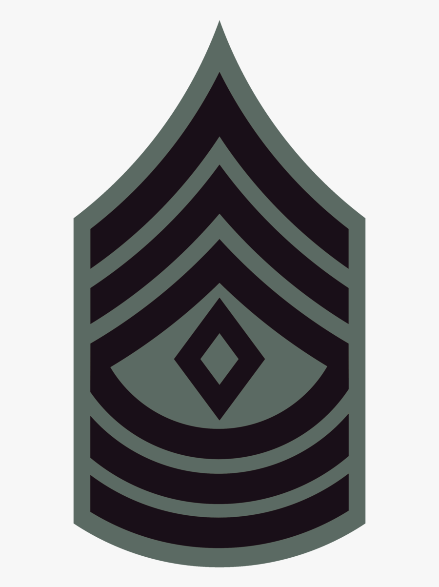 E7 Rank Army, Transparent Clipart