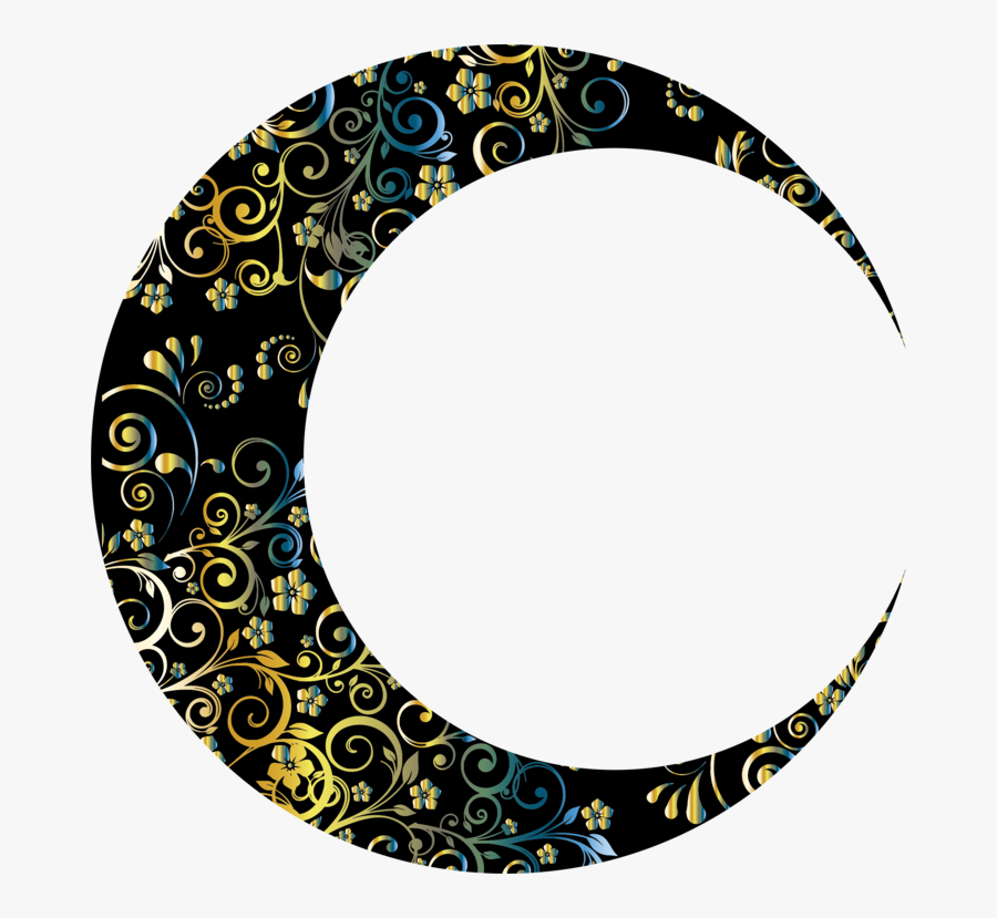 Transparent Moon Crescent Png - Crescent Moon Art Png, Transparent Clipart