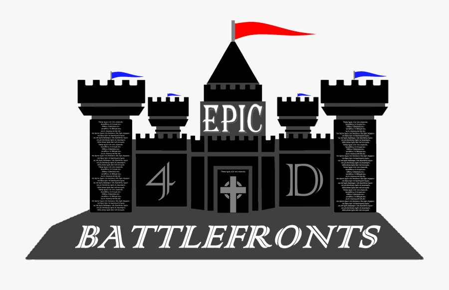 Epic Battlefronts Logo - Castle, Transparent Clipart