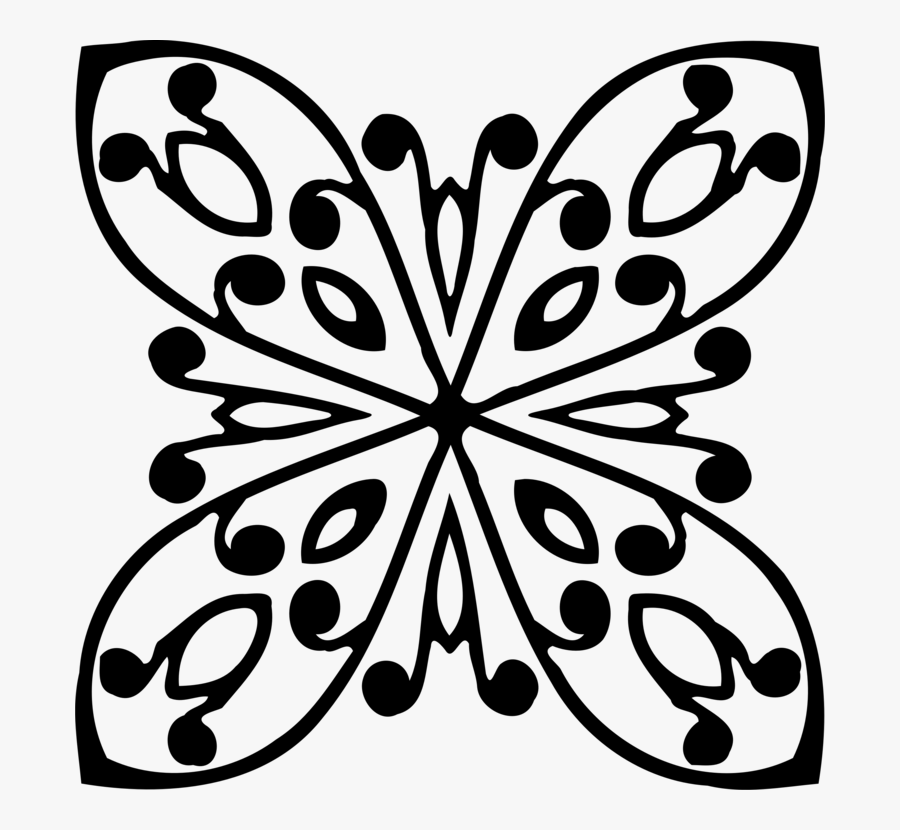 Vector Magic Brush-footed Butterflies Computer Icons - Design In Square Drawing, Transparent Clipart