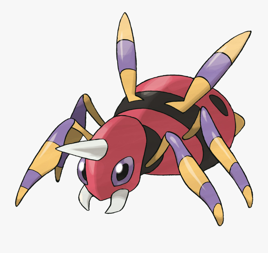 Pokemon Ariados, Transparent Clipart