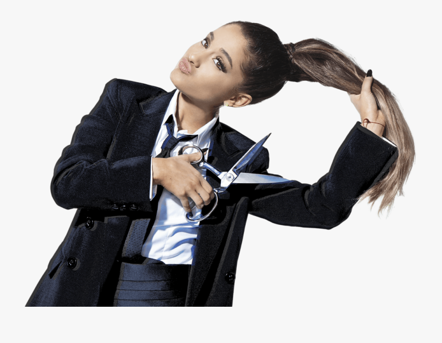 Ariana Grande Hair - Ariana Grande Cut Off Hair, Transparent Clipart