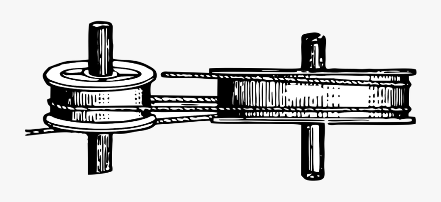 Pulley, Simple Machine, Machine, Wheel, Rope, Transparent Clipart