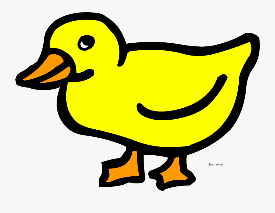 Duck Clip Art Looking Yellow Clipart Png - Duck Clip Art, Transparent Clipart