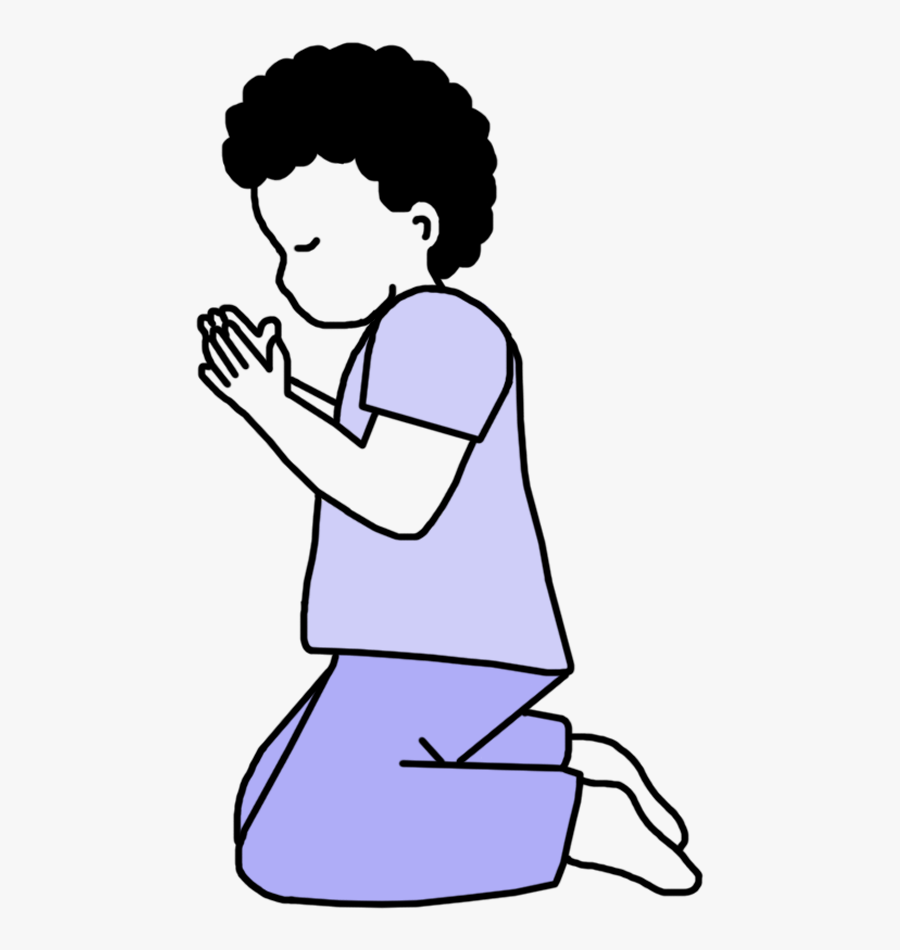 Praying Boy Christian Religious Prayer Plaque Gift - Praying Gift, Transparent Clipart