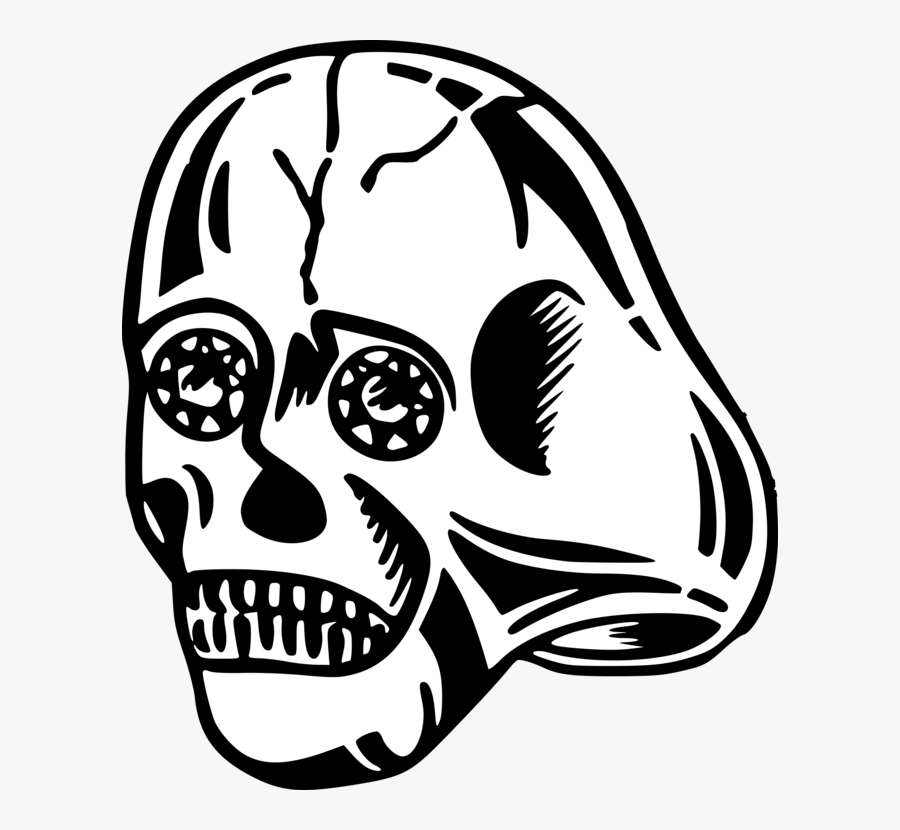 Human Skull Symbolism Art - Lucky Skull Ring, Transparent Clipart