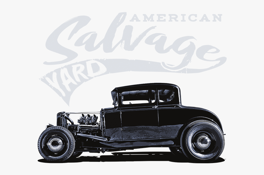 American Salvage Yard Rat - Antique Car, Transparent Clipart