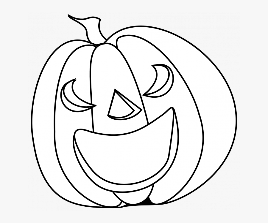 Pumpkin Clipart Black And White, Transparent Clipart