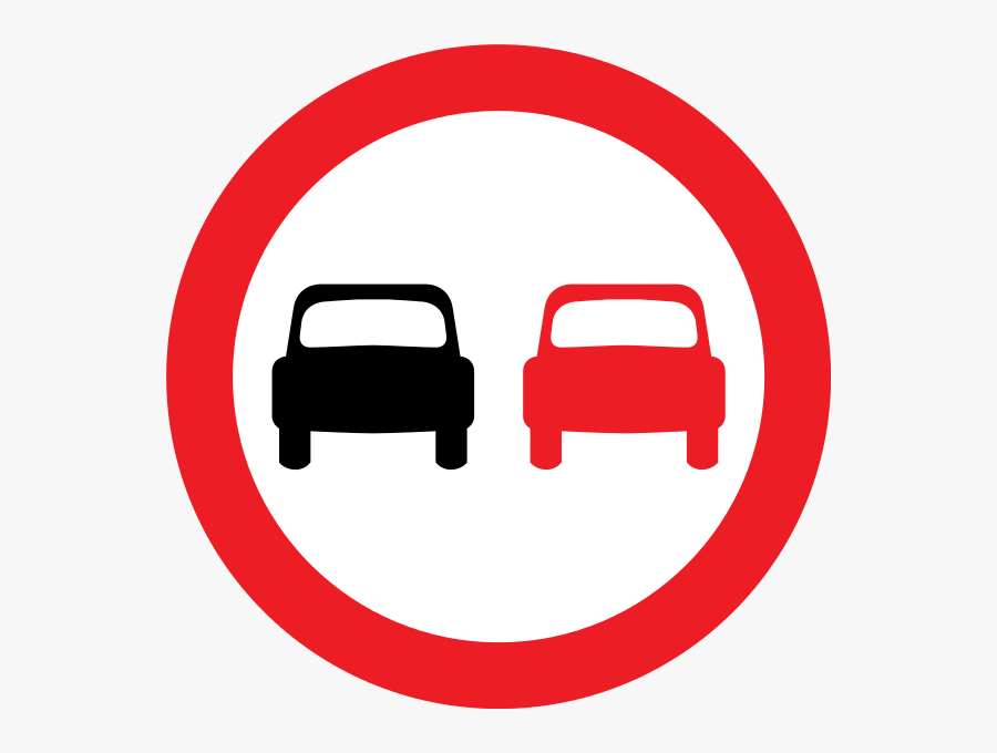 No Bicycle Traffic Sign, Transparent Clipart