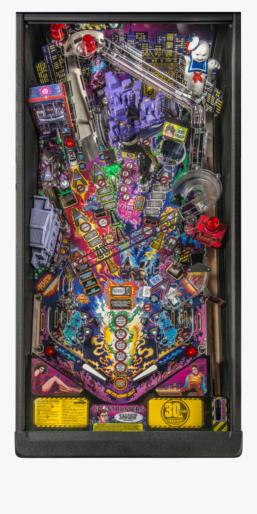 Ghostbusters Pinball Playfield, Transparent Clipart