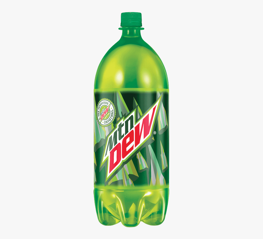 Mountain Dew - Mountain Dew 2 Liter Bottle, Transparent Clipart