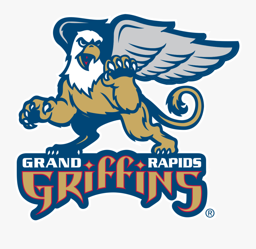 Grand Rapids Grifﬁns - Grand Rapids Griffins, Transparent Clipart