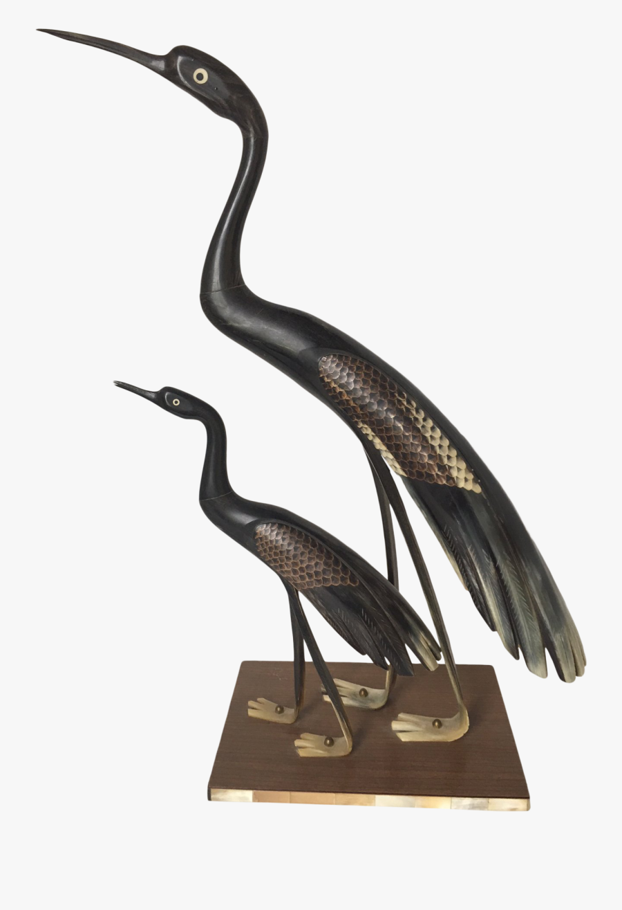 Birds With Horns - Water Bird, Transparent Clipart