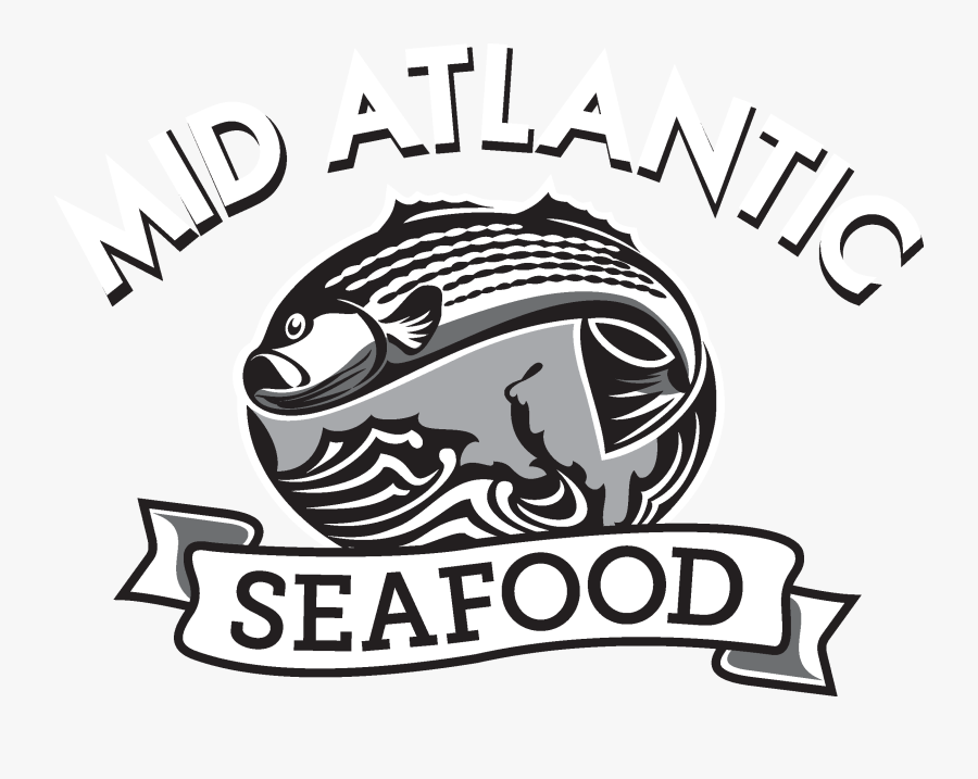 Mid Atlantic Seafood Logo, Transparent Clipart