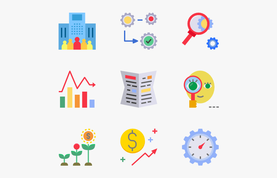 Essential Set - Vector Stock Market Png, Transparent Clipart