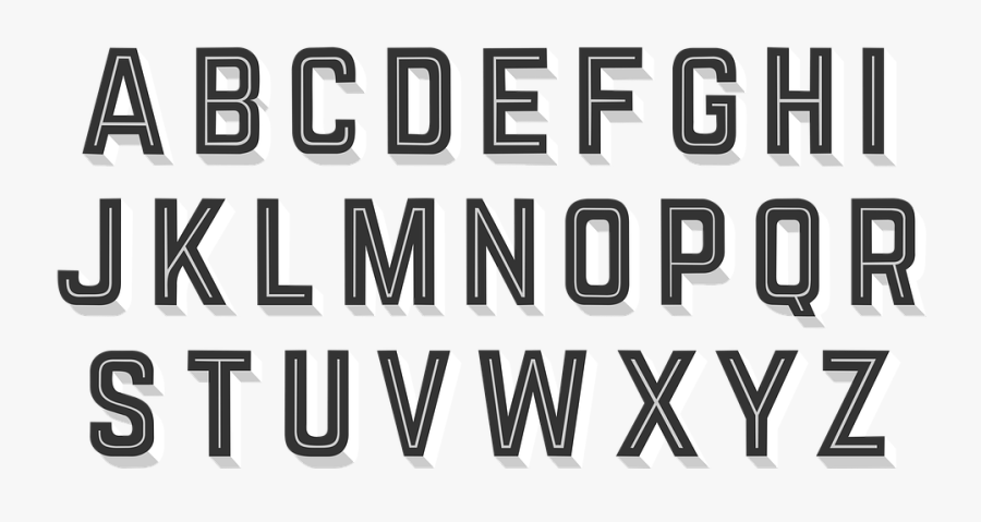 Abc Alphabet Full Hd, Transparent Clipart
