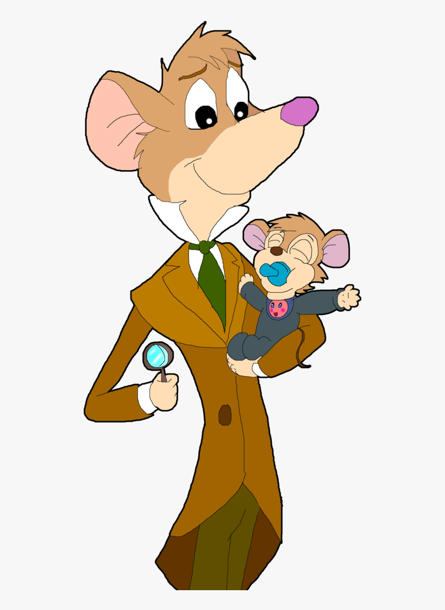 Transparent Sherlock Bbc Clipart - Basil Of Baker Street Disney, Transparent Clipart