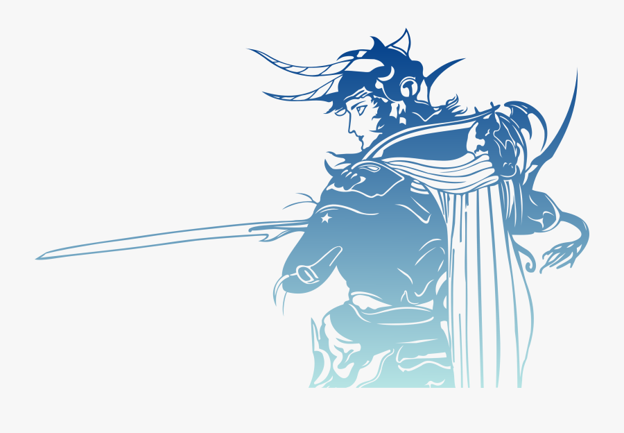 Final Fantasy Logo, Transparent Clipart