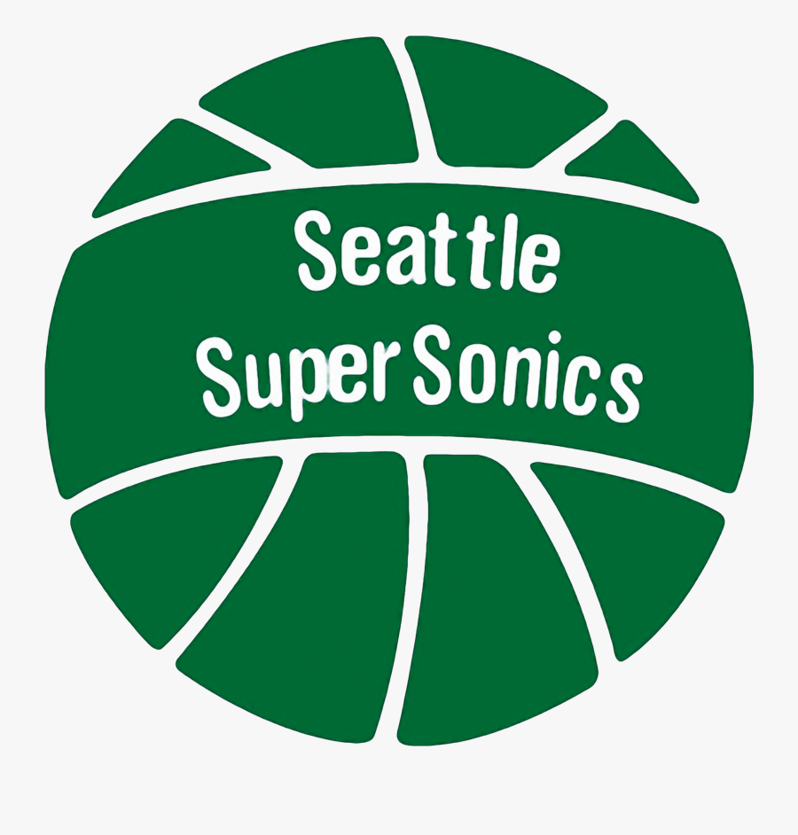 Seattle Supersonics Logo, Transparent Clipart