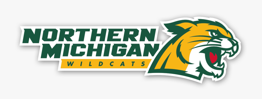 Nmu-tech Football To Be Broadcast On Social Media - Northern Michigan University Wildcat Logo, Transparent Clipart