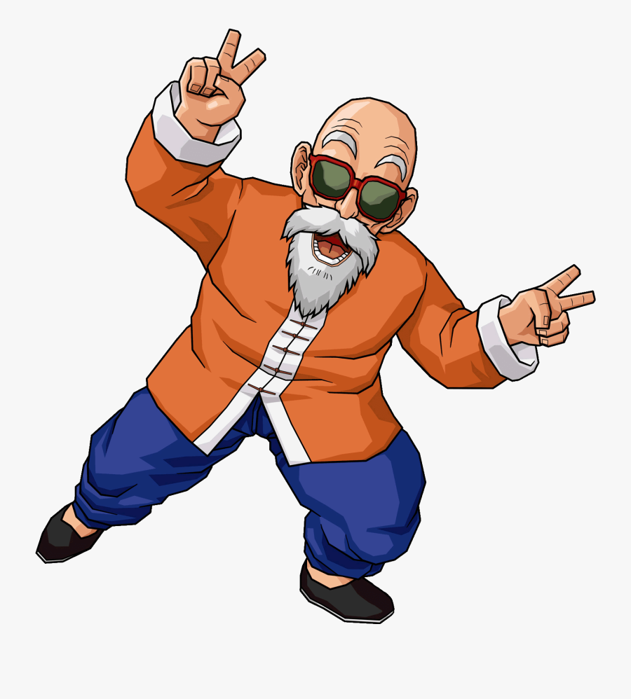 Dragon Ball Z Master Roshi Clipart , Png Download - Dragon Ball Z Old Man Character, Transparent Clipart