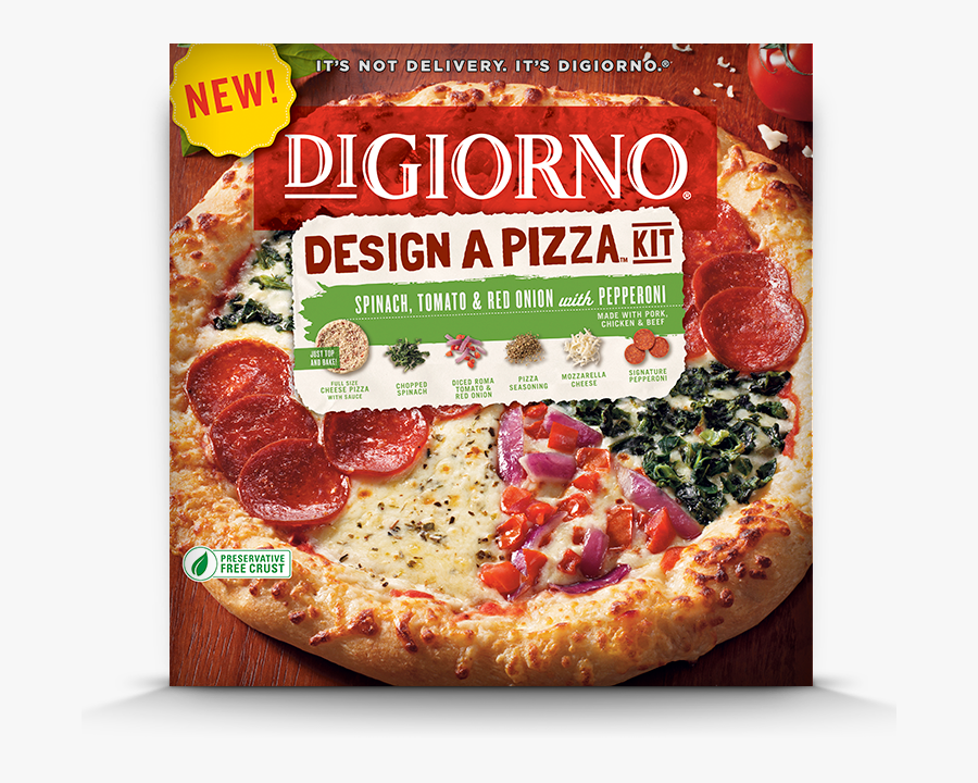 Digiorno Design A Pizza Kit, Transparent Clipart