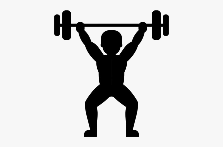 Guy Lifting Weights Png Transparent Images - Weightlifting Clipart
