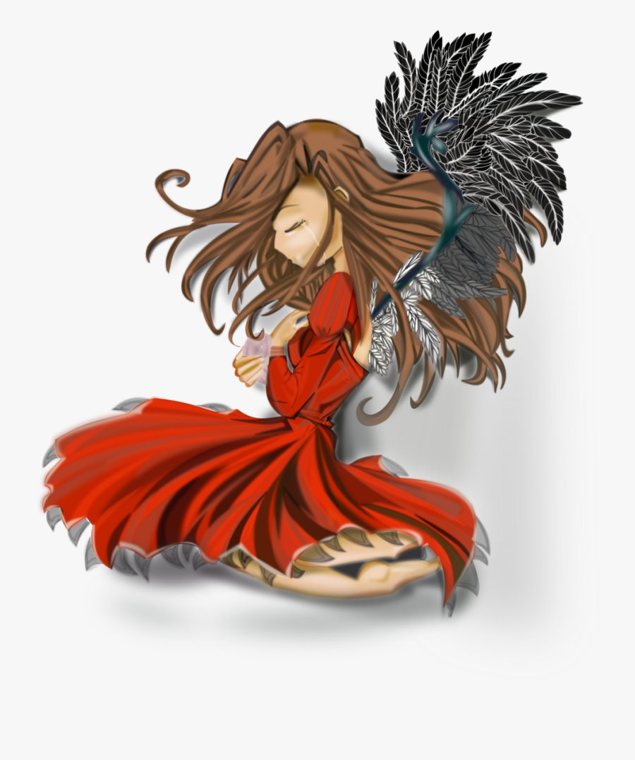 Anime Drawing Angel, Transparent Clipart