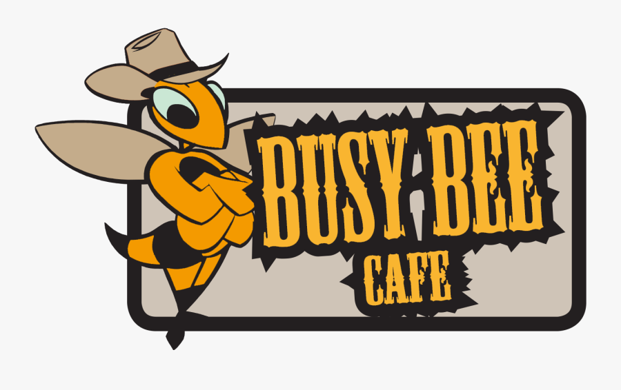Busy Bee Café - Cartoon, Transparent Clipart