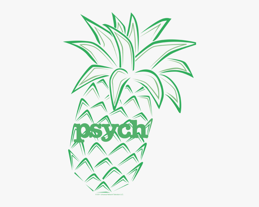 Transparent Psych Pineapple, Transparent Clipart