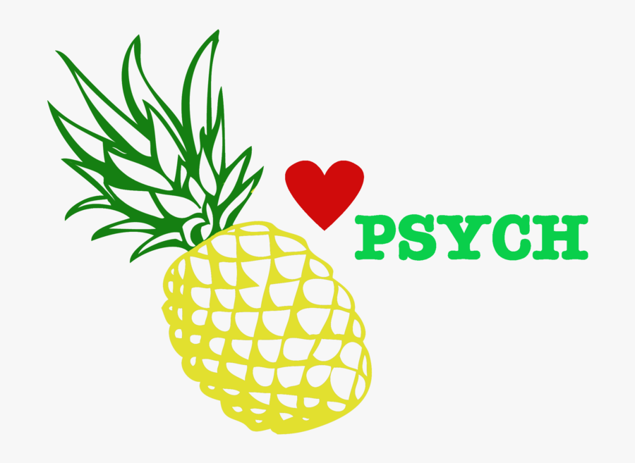 Psych Pineapple Png, Transparent Clipart