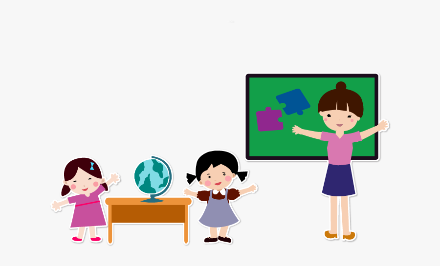 Irshad Center Education Department - Teacher And Student Cartoon Png, Transparent Clipart
