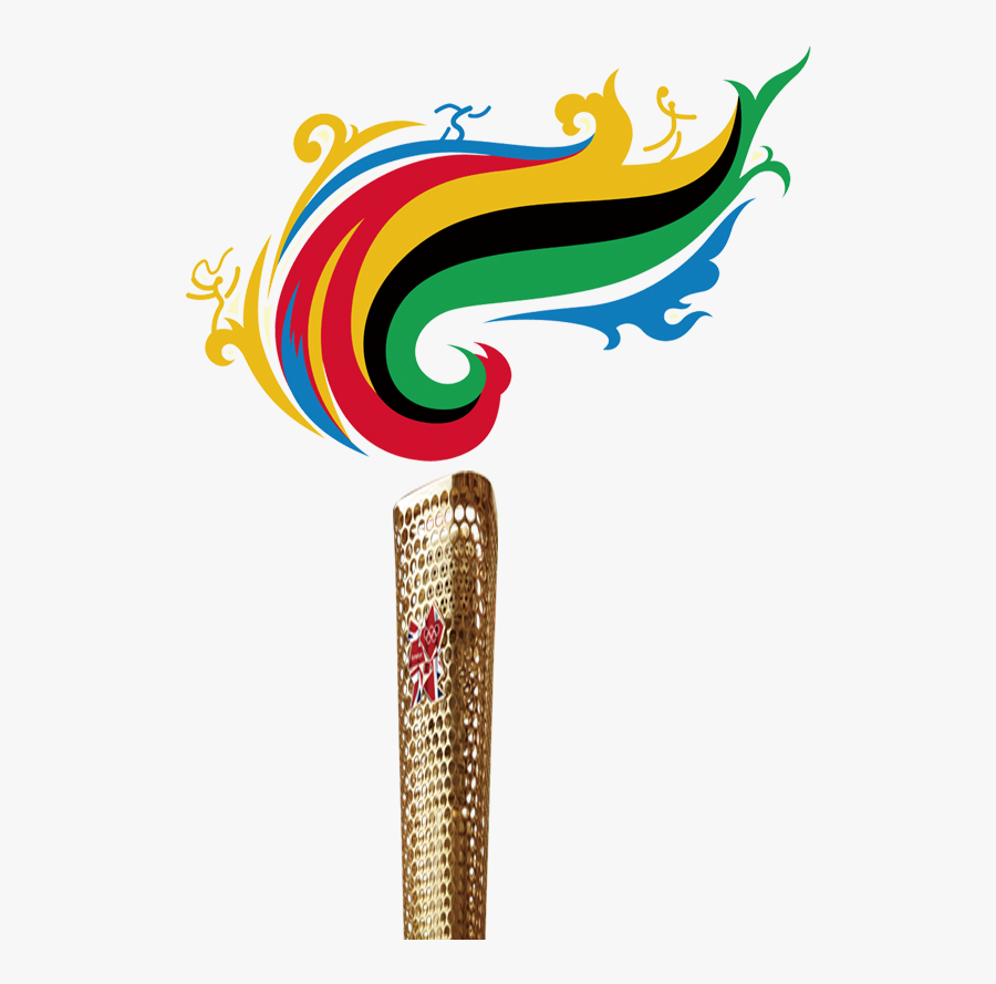 Summer Olympics Rio - Olympic Torch Vector Png, Transparent Clipart