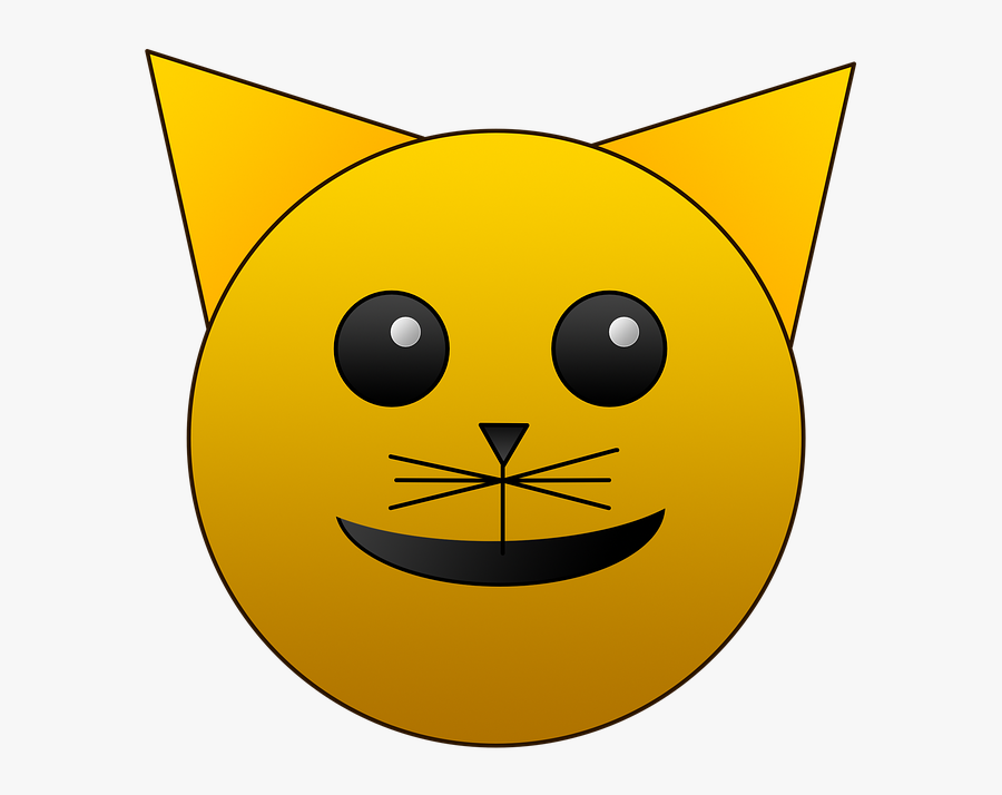 Cat, Emoji, Happy, Emotion, Cute, Face, Emoticon, Funny - Smiley, Transparent Clipart
