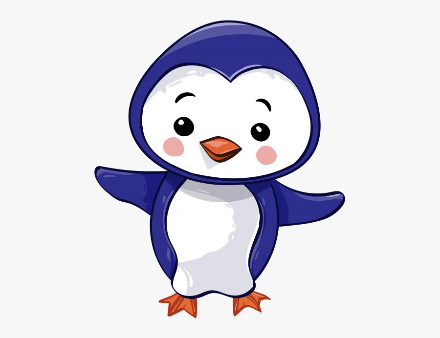 Cartoon Cute Penguin Baby - Cute Penguin Cartoon Png, Transparent Clipart