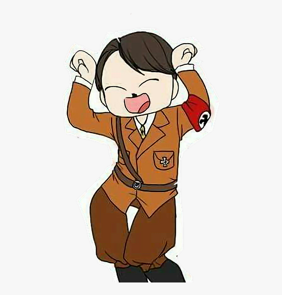 Transparent Hitler Clipart - Cute Anime Hitler, Transparent Clipart