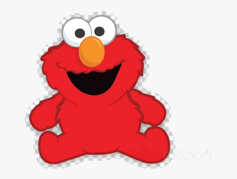 Elmo Bebe Clipart Oscar The Grouch Big Bird Transparent - Baby Elmo Png, Transparent Clipart