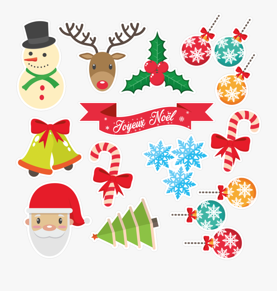 Sticker Noël Joyeux Noël Pour Enfant - Joyeux Noel Pour Enfant, Transparent Clipart