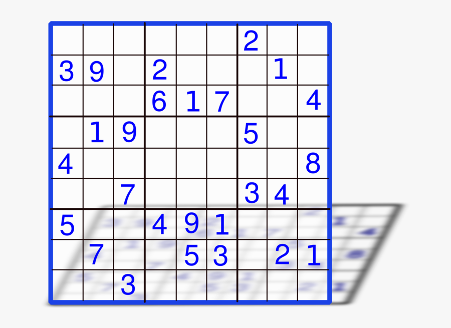 Square,angle,symmetry - Sudoku Png, Transparent Clipart