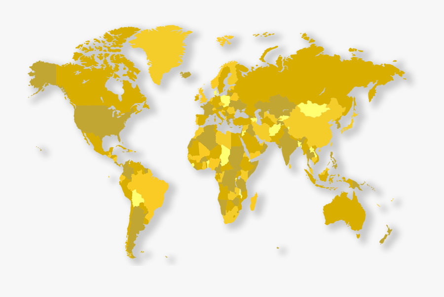 World Map, Welcome Hansons Impex Global Trade - Silent World Map, Transparent Clipart