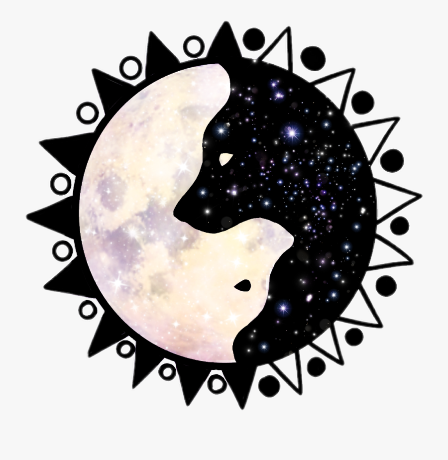 #wolf #moon - Yin E Yang Lupi, Transparent Clipart